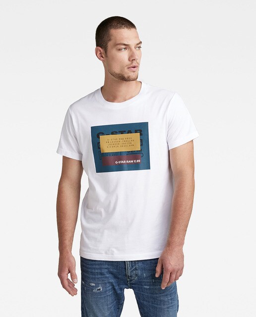 Camiseta de hombre Covered Originals con corte recto y el cuello redondo  acanalado · G-Star Raw · El Corte Inglés