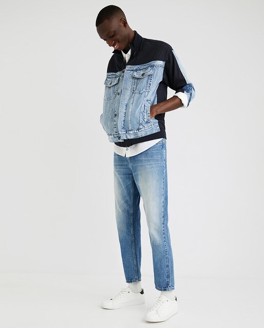 Cazadora vaquera de hombre bicolor · Desigual · El Corte Inglés