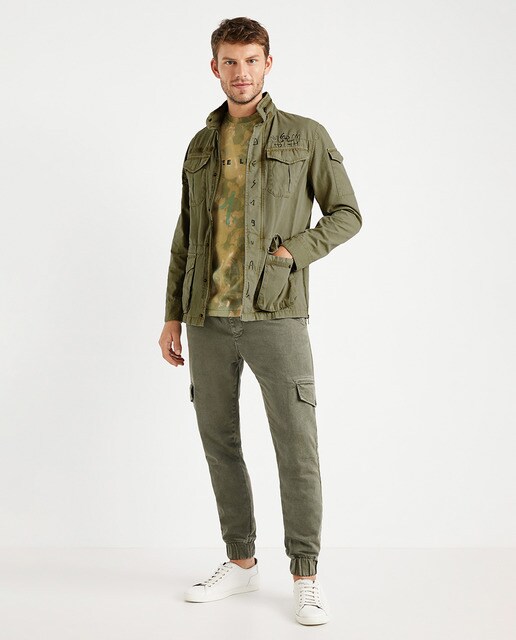Chaqueta de hombre verde con bolimanía · Desigual · El Corte Inglés