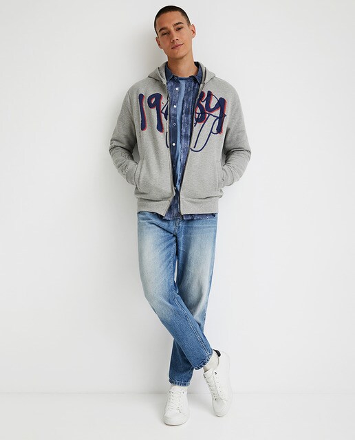 Sudadera de hombre con capucha y dibujo frontal · Desigual · El Corte Inglés