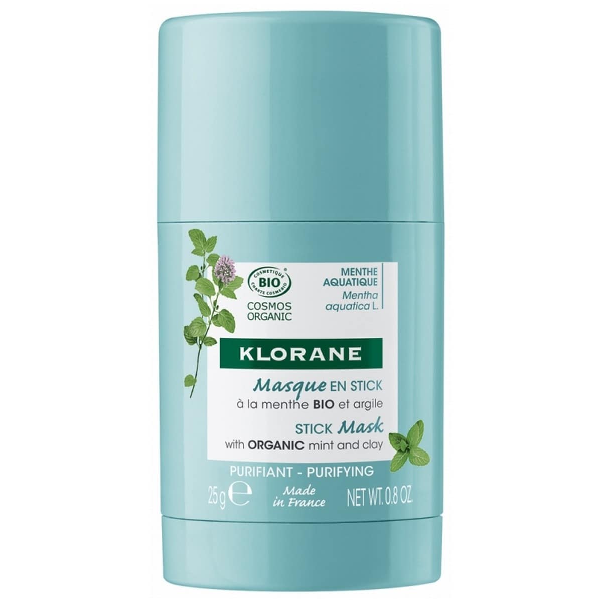 Máscara Facial em Stick de Menta Aquática 25g Klorane 1