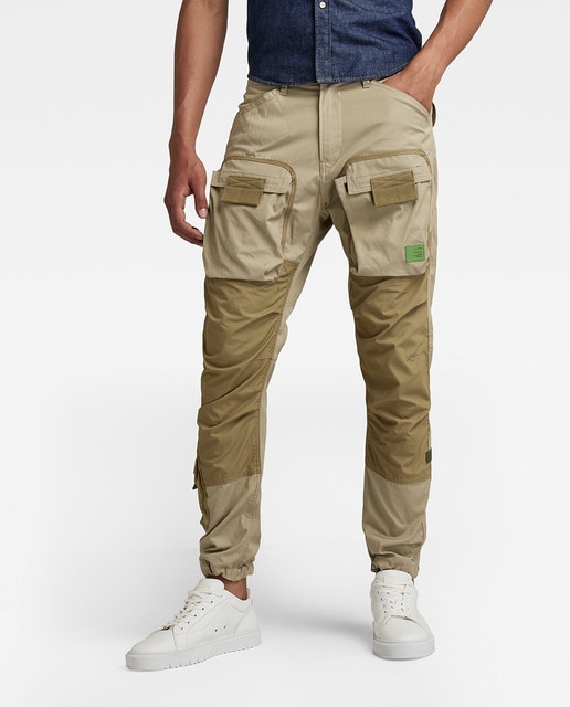 Imagen 0 de Pantalones de hombre 3D regular Tapered Cargo con muchos detalles en los bolsillos