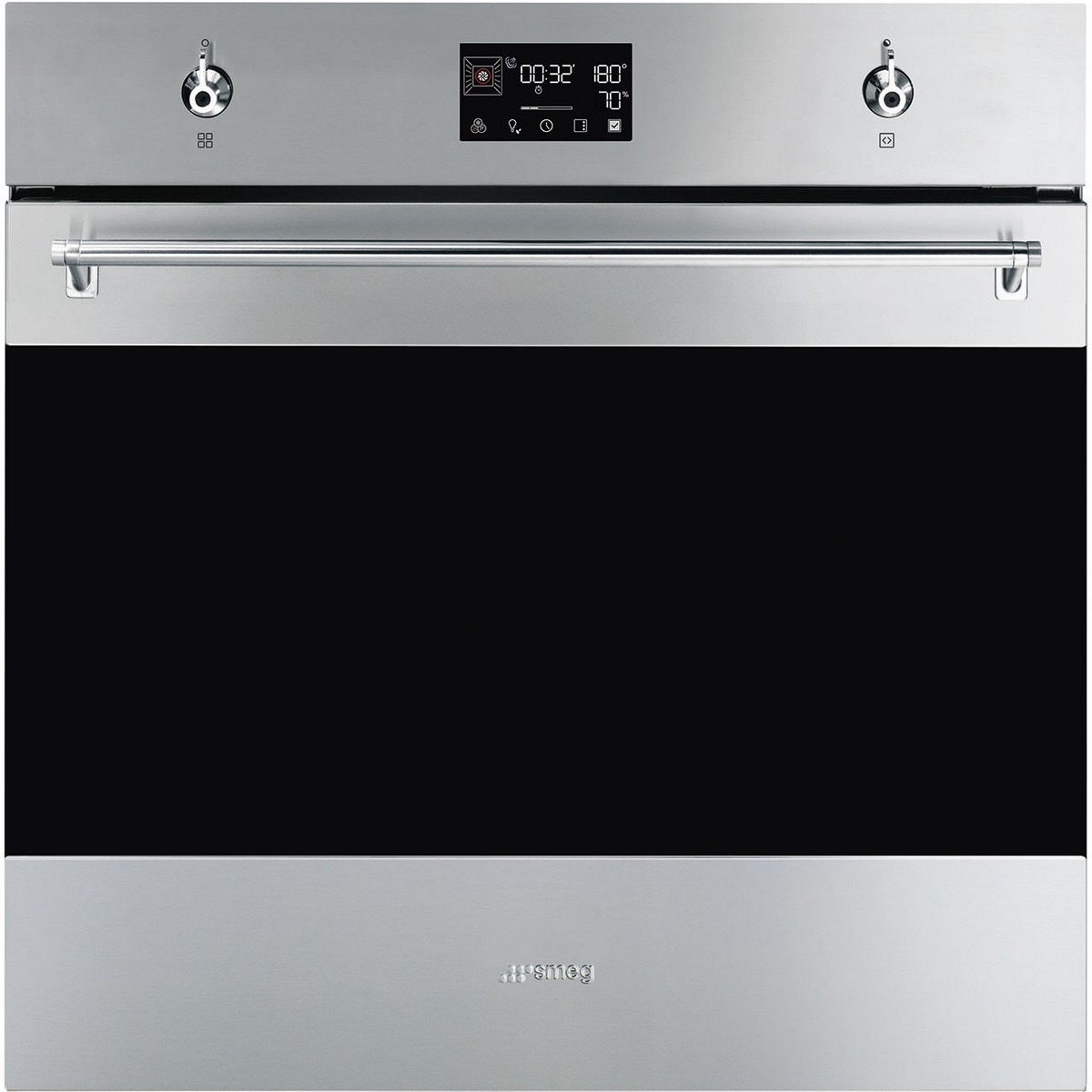 Imagem 0 de Forno Galileo Steam100 Smeg Classica SO6302S3PX Combinado com Vaporeira, VaporClean de 68 Litros - Aço Inox
