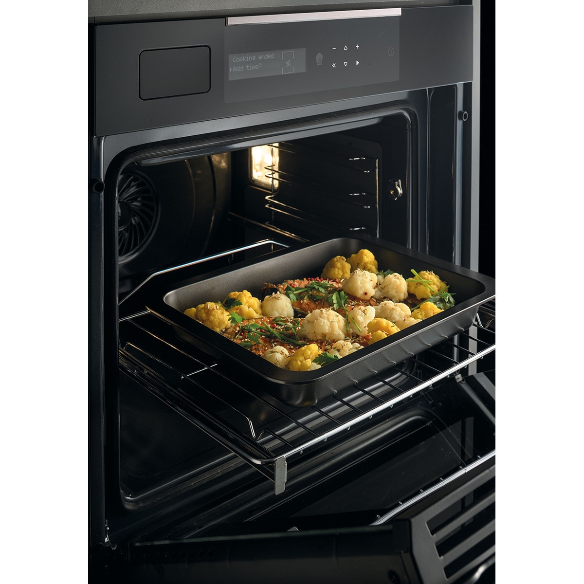 Horno multifunción Haier WIFI con función vapor i-Message Steam Series 4- HWO60SM5S5BH Negro-12