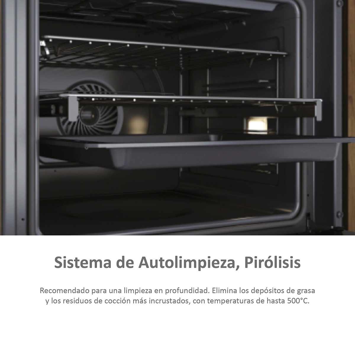 Horno multifunción Haier pirolítico, Wifi I-Touch Series 4- HWO60SM5T9BH Negro-4