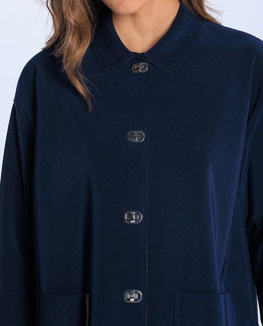 Chaqueta de mujer de neopreno y cuello camisero · Naulover · El Corte Inglés