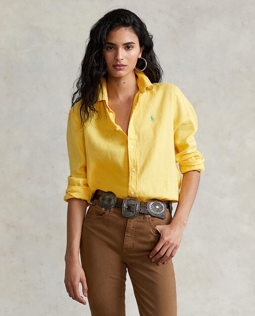 Camisa de mujer de lino Relaxed Fit · Polo Ralph Lauren · El Corte Inglés