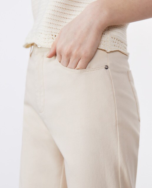 Pantalón capri sarga · Sfera · El Corte Inglés