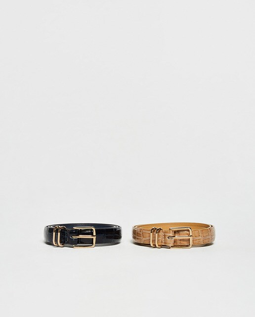 Set cinturones acharolados · Sfera · El Corte Inglés