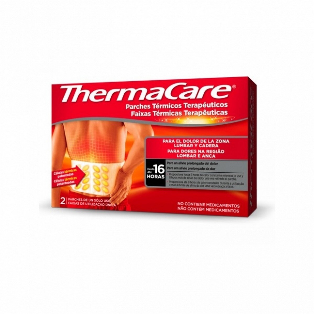 Faixas Térmicas Terapêuticas Região Lombar e Anca 2Uni. ThermaCare 1