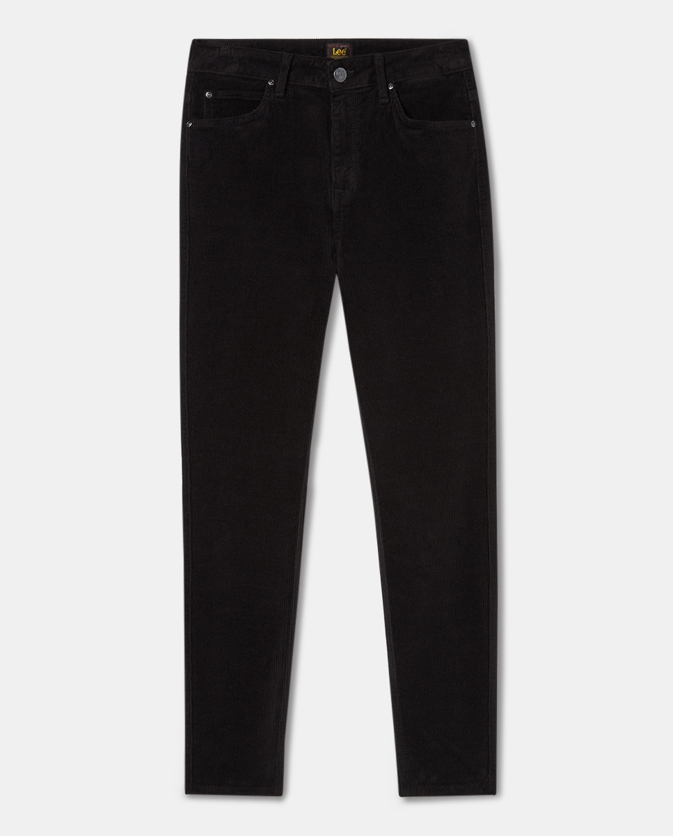 Pantalón Scarlett de pana negro — oferta en Primeriti