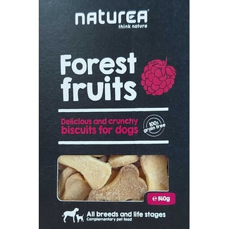 Snacks Dog Biscuits Forest Fruits embalagem 140 g - Naturea