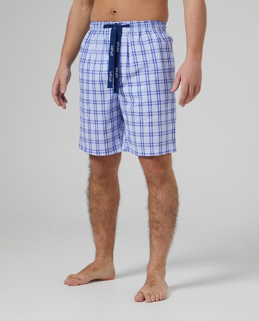 Pantalón de pijama corto de hombre de popelín de cuadros · Kiff-Kiff · El  Corte Inglés