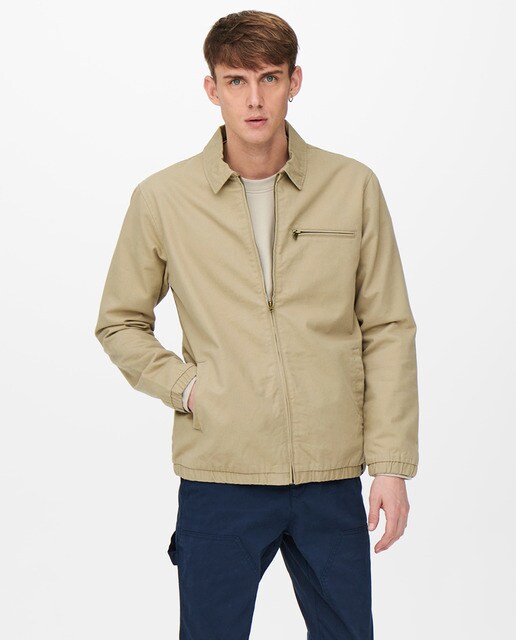 Cazadora tipo Harrington de hombre · Only \u0026 Sons · El Corte Inglés