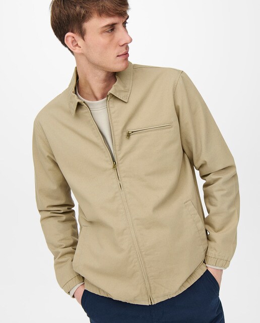 Cazadora tipo Harrington de hombre · Only \u0026 Sons · El Corte Inglés