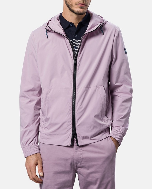 Cazadora con capucha de hombre malva · Pierre Cardin · El Corte Inglés
