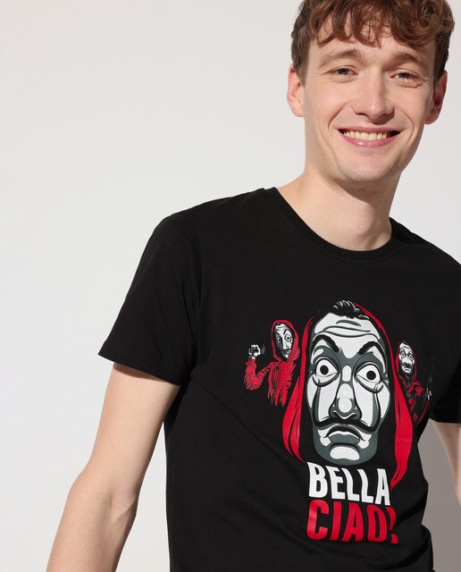 Camiseta de hombre negra de manga corta · Easy Wear · El Corte Inglés