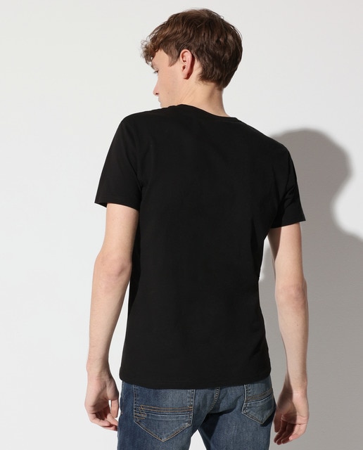 Camiseta de hombre negra de manga corta · Easy Wear · El Corte Inglés