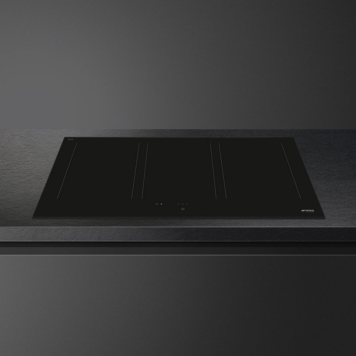 Placa de Indução Smeg Universal SIM3964D MultiZone com 6 Zonas e de 90 cm - Vidro Preto em Ceramic Eclipse Preto-6