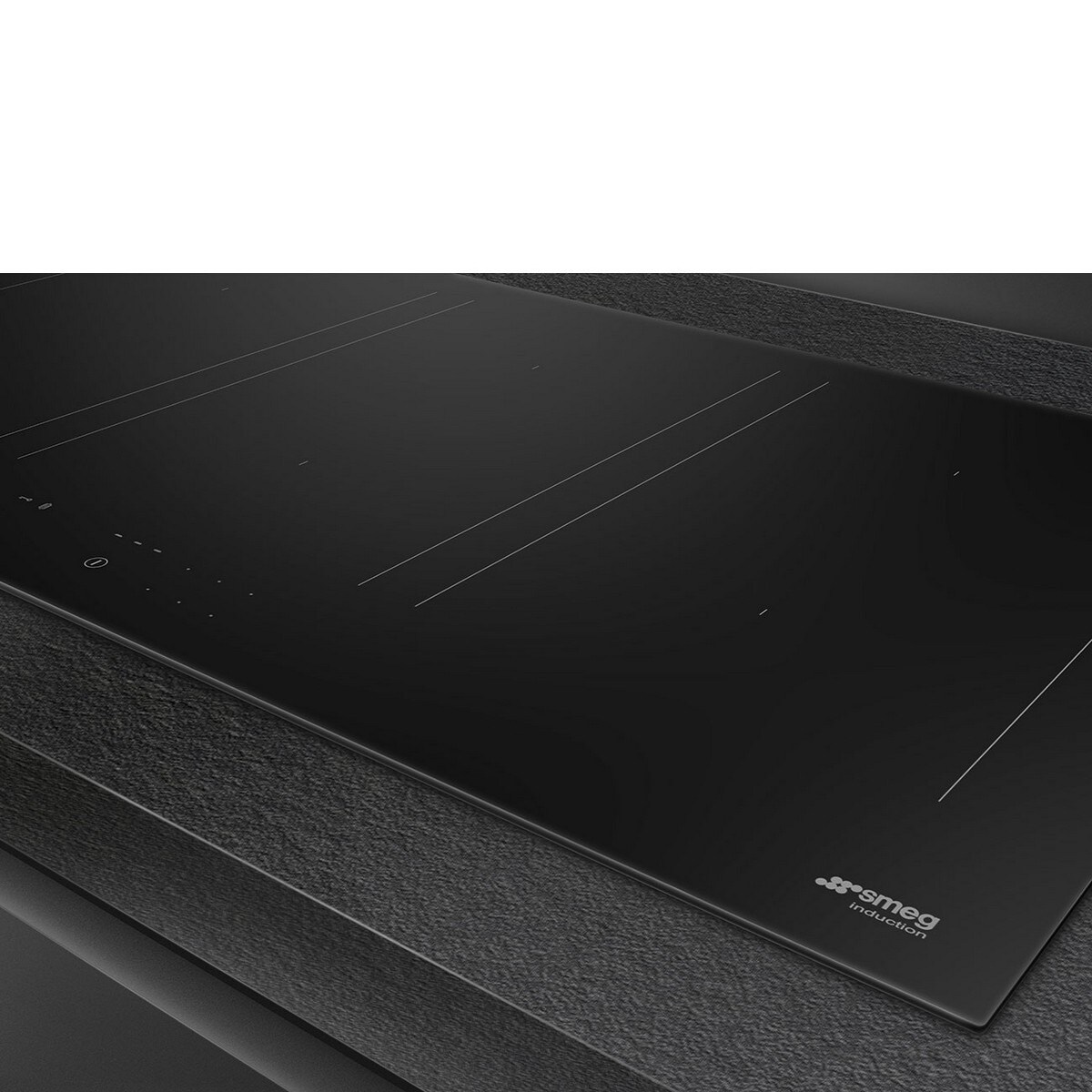 Placa de Indução Smeg Universal SIM3964D MultiZone com 6 Zonas e de 90 cm - Vidro Preto em Ceramic Eclipse Preto-4