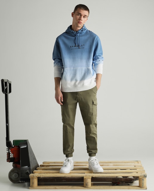 Sudadera de hombre azul con capucha · Green Coast · El Corte Inglés