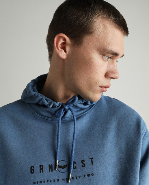 Sudadera de hombre azul con capucha · Green Coast · El Corte Inglés