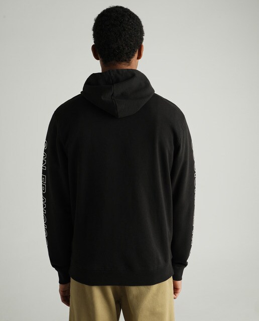 Sudadera de hombre negra con capucha · Green Coast · El Corte Inglés
