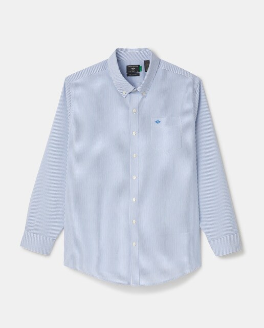 Camisa de hombre regular azul a rayas tallas grandes · Dockers · El Corte  Inglés