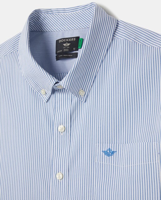 Camisa de hombre regular azul a rayas tallas grandes · Dockers · El Corte  Inglés