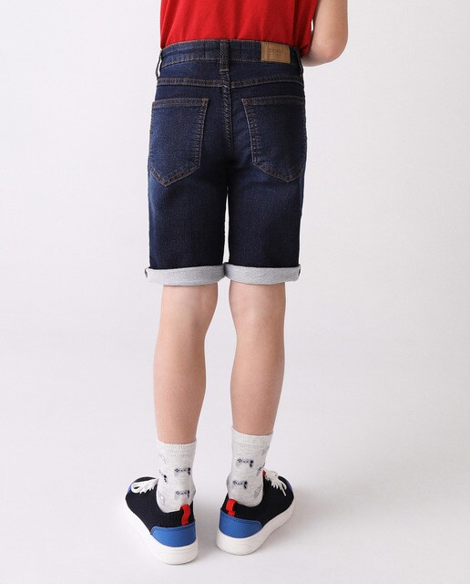 Bermuda vaquera felpa de niño en azul · Kids El Corte Inglés · El Corte  Inglés