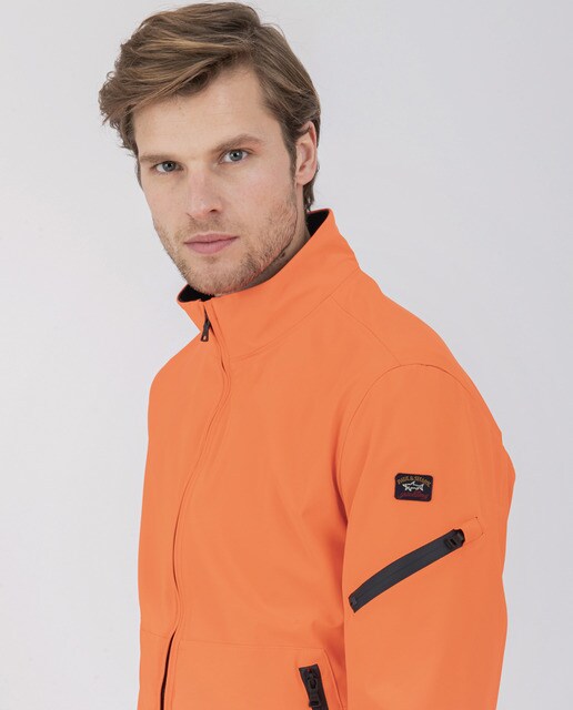 Cazadora de hombre contraste en puños y cintura naranja · Paul \u0026 Shark · El  Corte Inglés