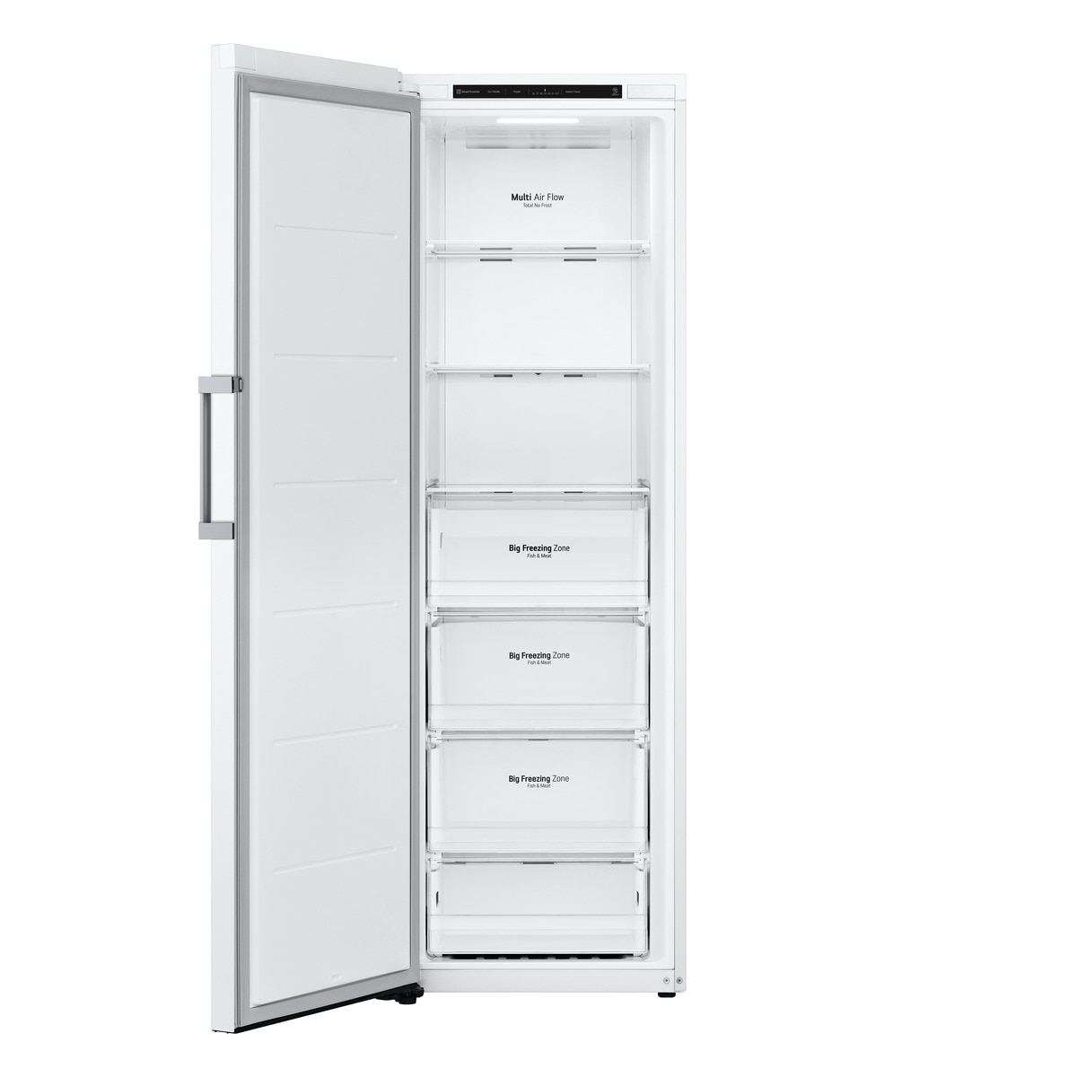 Congelador vertical LG No Frost 186 cm, 324 l, blanco- GFT41SWGSZ Blanco-3