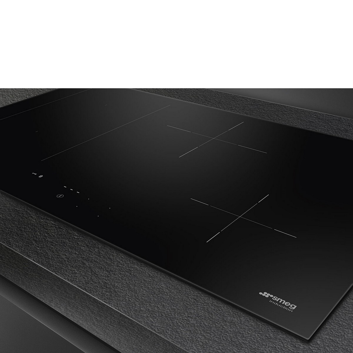 Placa de Indução Smeg Universal SIM3844D MultiZona de 80 cm - Vidro Preto em Ceramic Eclipse Preto-4