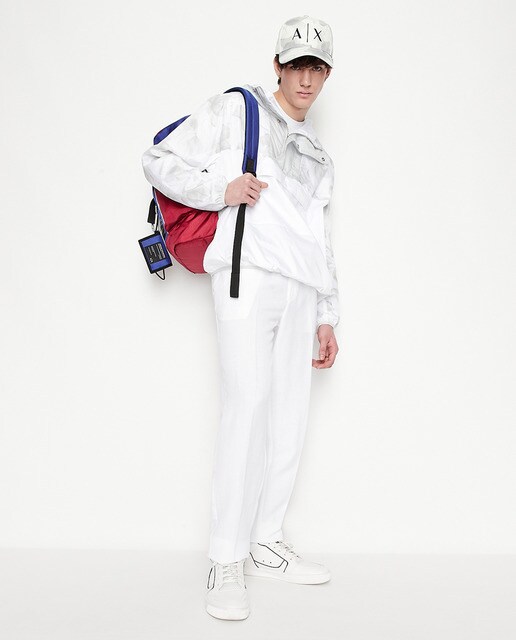 Cazadora canguro de hombre estampado floreal blanco · Armani Exchange · El Corte  Inglés
