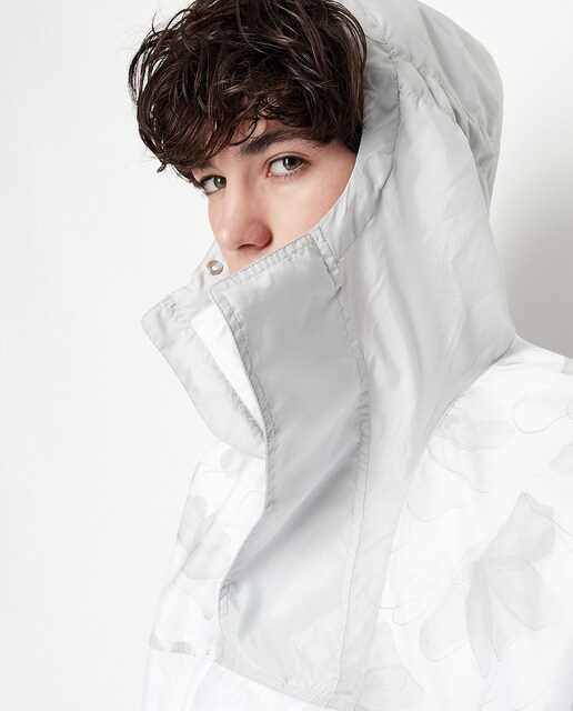 Cazadora canguro de hombre estampado floreal blanco · Armani Exchange · El Corte  Inglés