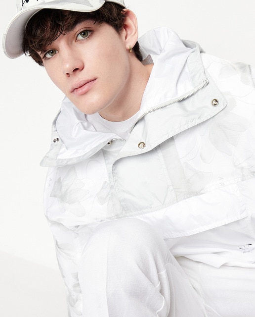 Cazadora canguro de hombre estampado floreal blanco · Armani Exchange · El  Corte Inglés