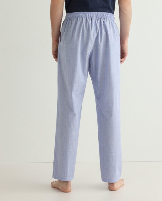 Pantalón de pijama largo de hombre de tela azul · Emidio Tucci · El Corte  Inglés