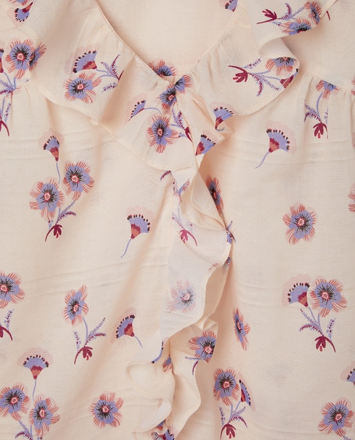 Blusa volantes flores · Southern Cotton · El Corte Inglés