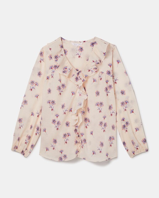 Blusa volantes flores · Southern Cotton · El Corte Inglés