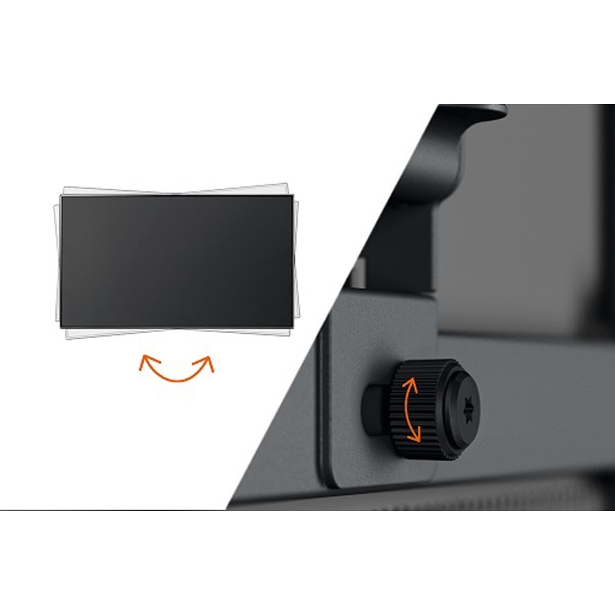Suporte de Parede Giratório até 180º Vogel's TVM 3665 para TV OLED de 42" a 77" até 35 kg Preto-5
