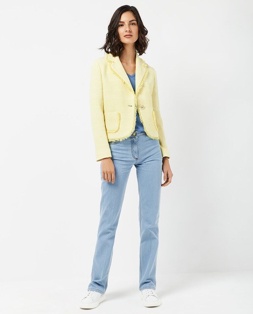 Chaqueta de mujer corta desflecada · Roberto Verino · El Corte Inglés