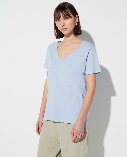 Camiseta básica de mujer con manga corta · Easy Wear · El Corte Inglés