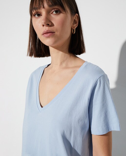 Camiseta básica de mujer con manga corta · Easy Wear · El Corte Inglés