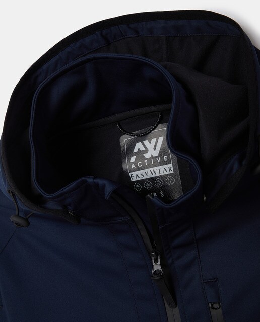 Cazadora ligera de hombre azul marino con capucha · Easy Wear · El Corte  Inglés
