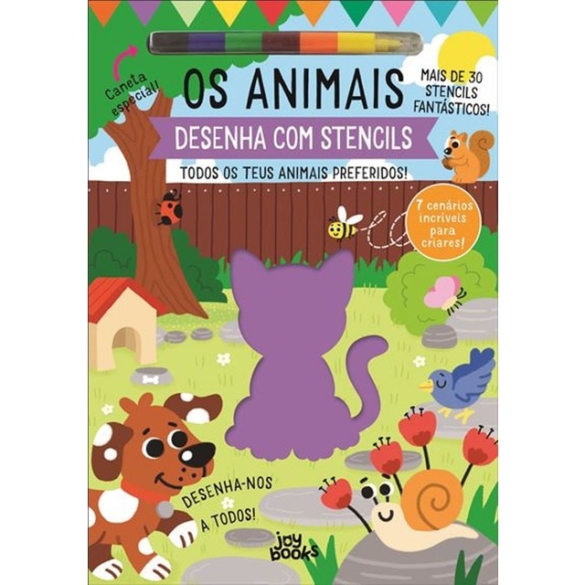 Imagem 0 de DESENHA COM STENCILS: OS ANIMAIS