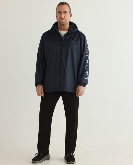 Cortavientos de hombre nylon azul marino tallas grandes · Hackett · El Corte  Inglés