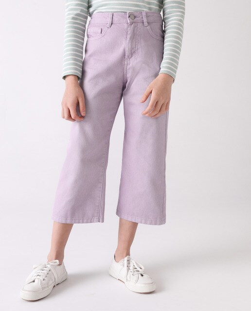 Pantalón culotte de niña sarga · Kids El Corte Inglés · El Corte Inglés