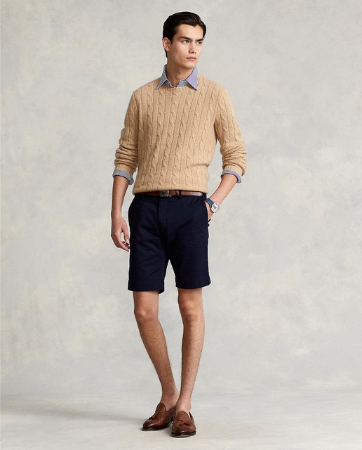 Pantalón corto de hombre liso azul · Polo Ralph Lauren · El Corte Inglés