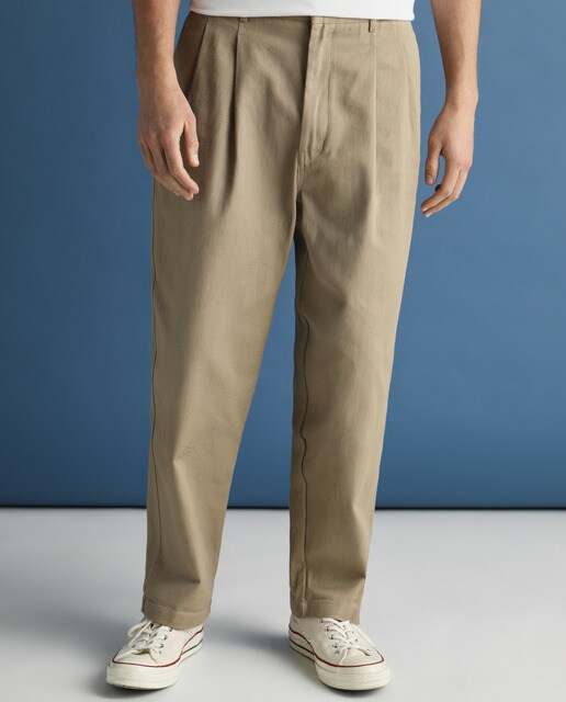 Pantalón tipo chino de hombre slim beige · Green Coast · El Corte Inglés