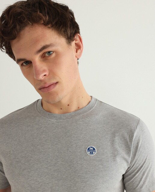 Camiseta de hombre básica con logo gris · North Sails · El Corte Inglés